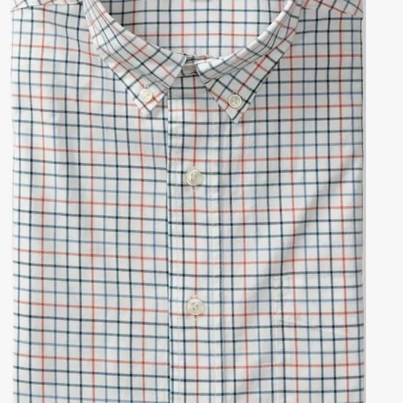 Free w purchase LL Bean Men's Plaid Cotton Twill Sport Shirt - Blue - Picture 1 of 5